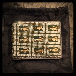 Swarovski Crystal Alligator Wallet